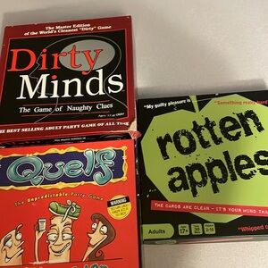 Adult Games Rotten Apples,Dirty Minds & Quelf Game Bundle